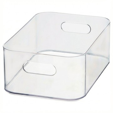 KEYWAY 聯府 閃亮PET收納盒 2.3L  小(221 x 151 x 86mm)  透明  1個