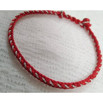 原創設計手工編織本命年轉運紅繩手環/四面八股金剛結手環情侶手繩/生日禮物，情人節