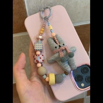 包包掛飾小兔子手工掛件毛線編織爆款玩偶掛件毛線禮物鑰匙扣包包配飾小衆鑰匙圈 吊飾 吊飾鑰匙圈 鑰匙圈 鑰匙環 鑰匙吊飾