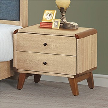 【文創集】帛琉原橡1.8二抽床頭櫃-53x38x48cm免組