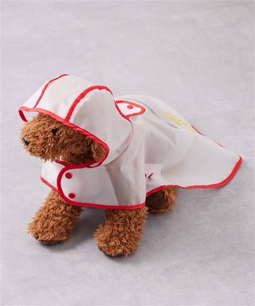 日本 寵物雨衣-紅 約頸圍 42 x 腰圍 52 x 長度 35cm (JN203)