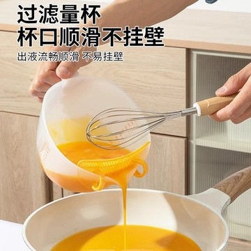 森活好室 台灣現貨 過濾量杯 量杯 帶刻度量杯 打蛋杯 攪拌碗 攪拌杯 塑膠量杯