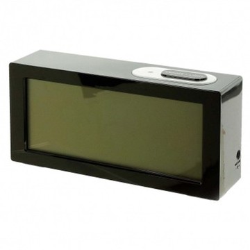 高級多功能光控感應鬧鐘-黑色