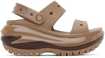 Crocs 棕色 Mega Crush 凉鞋