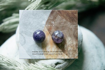 CRACK | 礦物系耳環 |  EARRINGS