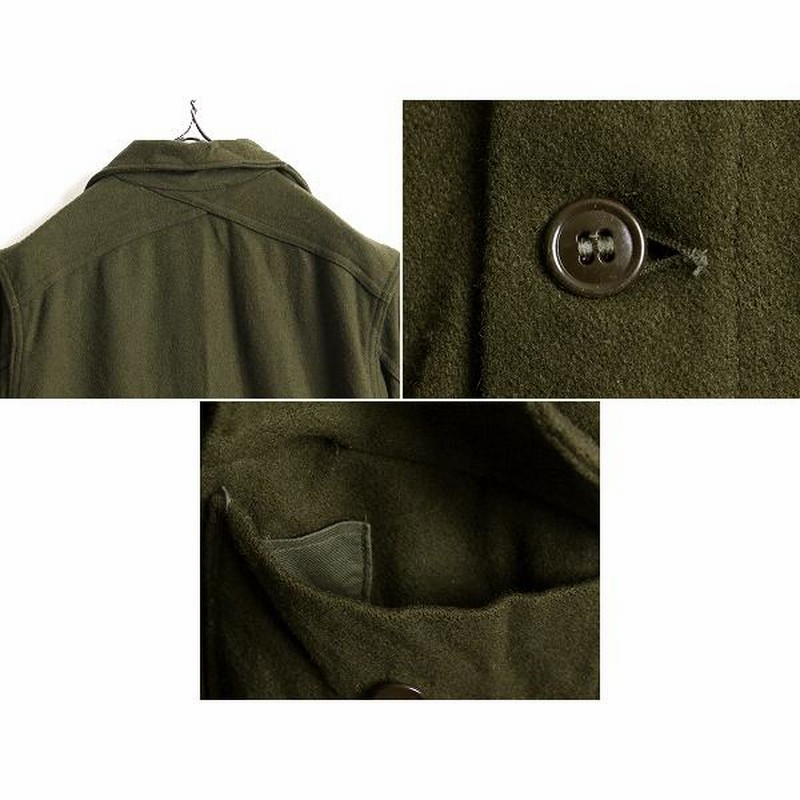 50's ビンテージ □ 米軍実物 US ARMY フィールド ウール 長袖 シャツ 