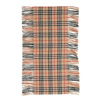 Burberry "Happy" Scarf With Check Motif