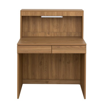 【IDEA】木感質調二抽置物書桌/辦公桌(附LED感應燈)