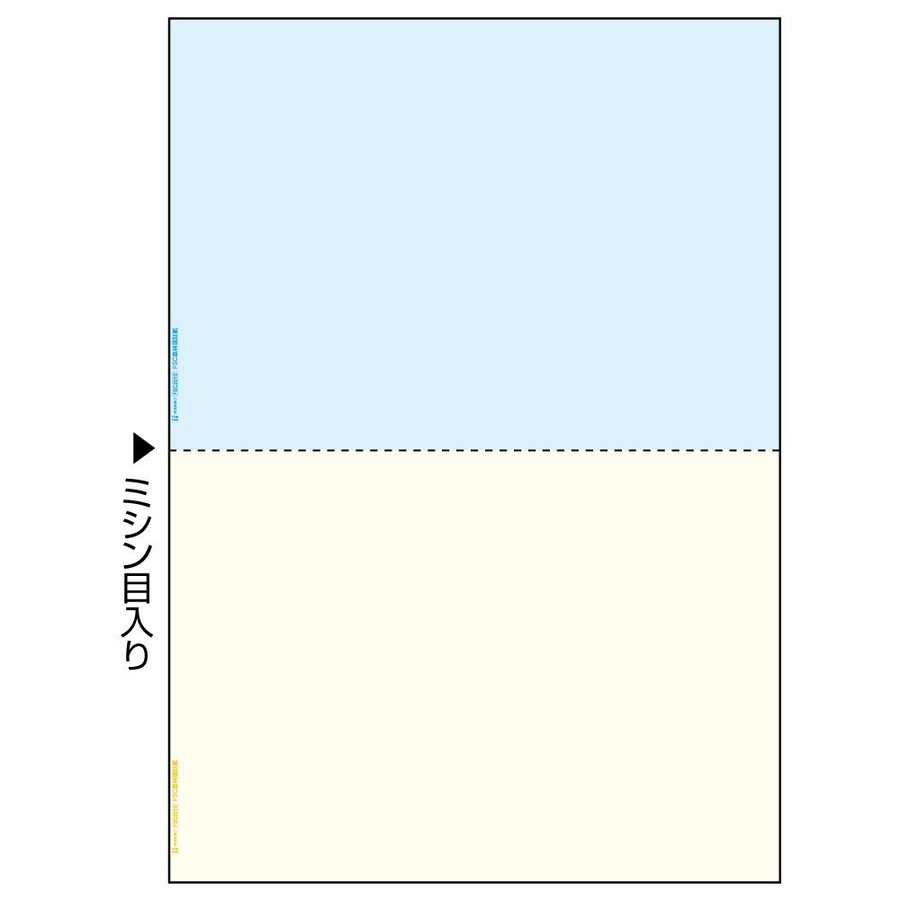 ヒサゴ FSC認証 マルチプリンタ帳票 A4 カラー 2面 1200枚入 FSC2010Z