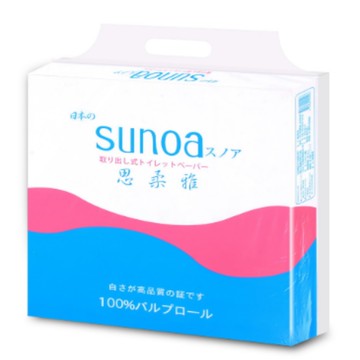 【單件組】《SUNOA》抽取式衛生紙 100抽x80包/箱