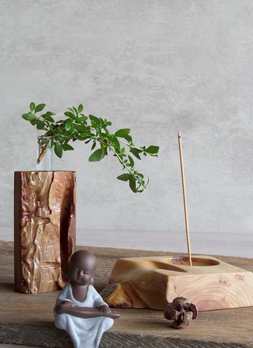 HO MOOD自然系列—手作原木香插(六)