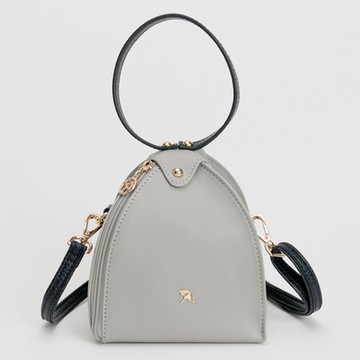 Arnold Palmer - 手提包附長背帶 Shape系列 - 灰色