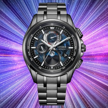 CITIZEN 星辰 Gents BY1008-67L HAKUTO-R限定款電波對時光動能時尚腕錶 藍面 41.5mm