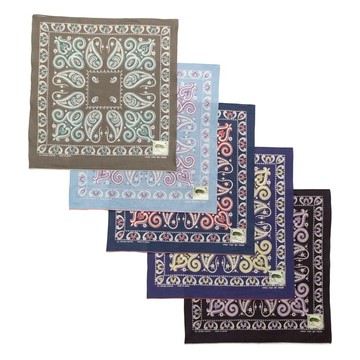 AirRoom正品現貨 2025AW KAPITAL Selvedge Bandana 變形蟲 手帕 方巾