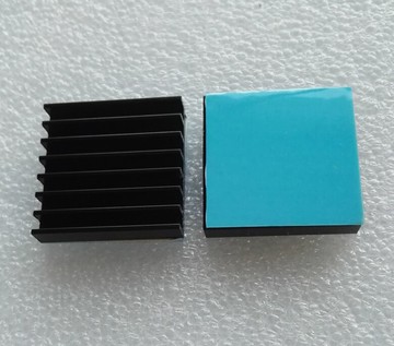 全新原裝 AAVID 27*27*5.5mm  帶導熱墊 散熱器 鋁合金 散熱片