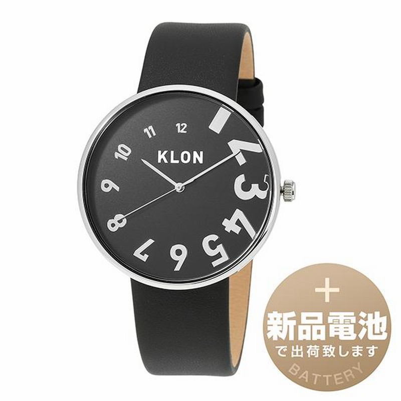 新品電池で安心出荷】クローン クローン 腕時計 KLON klon-watch-e-bk