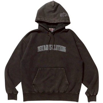 BEN DAVIS 25780044-30 ARCH LOGO FADED HOODIE 帽T (水洗棕色)