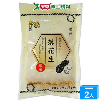 泰源農場-香辣落花生300G【兩入組】【愛買】