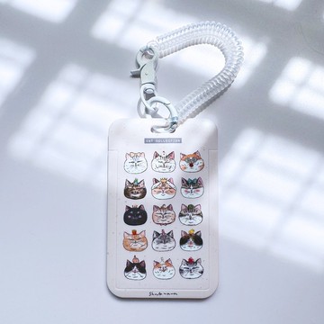 蛋定貓大集合 票卡夾 識別證 卡套