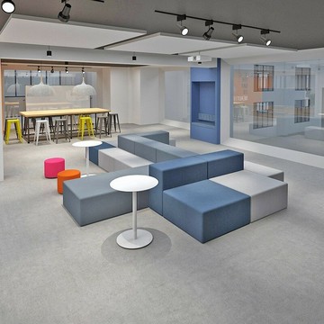 網紅沙發辦公室公共休閑簡約沙發雙面幼兒園早教培訓機構創意沙發【0113103DD】