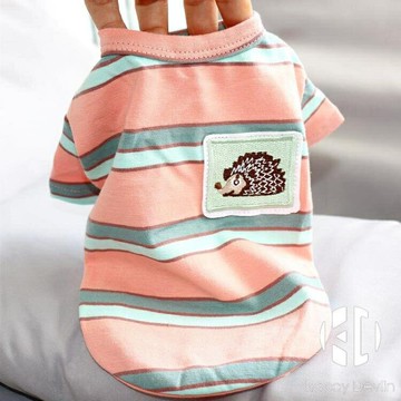 純棉夏季寵物T恤小狗狗衣服泰迪比熊博美雪納瑞貴賓小型犬衣服薄【聚物優品】