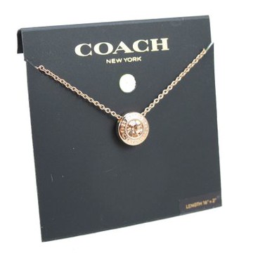 COACH時尚項鍊54514(圓形粉彩)