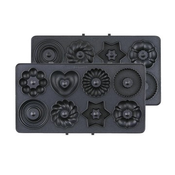 MATURE 美萃 甜甜圈烤盤 雙盤熱壓三明治機專用 CY-1623-1-D  13.5 x 25cm  1組