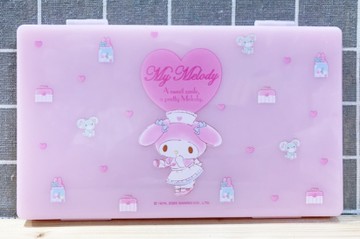 【震撼精品百貨】My Melody 美樂蒂~日本SANRIO三麗鷗美樂蒂口罩收納盒-粉*49751