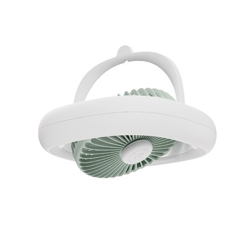 吊扇燈 LED吊燈扇 兩用擺頭電風扇 手機遙控懸掛扇 床邊蚊帳風扇 靜音風扇 充電式桌燈風扇 內建氛圍夜燈