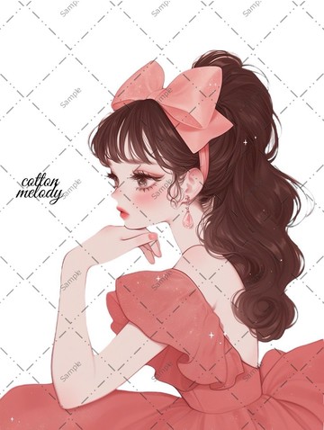 原創貼紙 No.947 人物貼紙 獨家設計 角色貼紙 女孩貼紙 創意人物貼紙