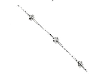 手鐲 花朵水鑽手鏈女飾品 簡約氣質手鐲手鏈飾品  瑪麗蘇