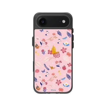 iPhone Air Clear (相機按鈕) 酷墨灰 - 迪士尼-公主系列 Disney Princess - 迪士尼公主 - 花卉童話