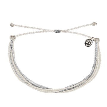 Pura Vida 美國手工 SNOWFALL 降雪 基本款可調式衝浪手環