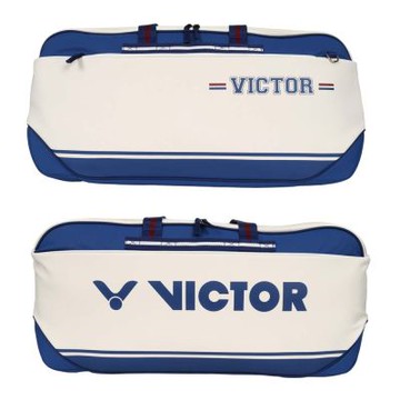 VICTOR 羽球俱樂部系列-矩形包-拍包袋 羽毛球 手提 手拿 BR5639VBCAF 米白藍酒紅