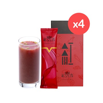 紅寶食 沖泡穀蔬飲隨身包25g(精品長包) 4盒(7包/盒)