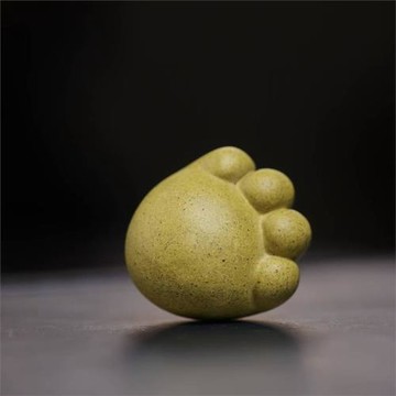 宜興紫砂茶寵貓爪創意精品年余老師手工作品茶臺茶桌小擺件茶玩