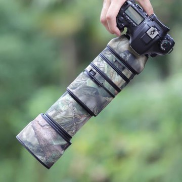 適用于TAMRON騰龍100-400mm鏡頭迷彩炮衣保護套100400佳能尼康口