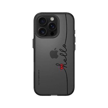 iPhone 16 Pro Clear (相機按鈕) 酷墨灰 - 三麗鷗-Hello Kitty - 妳好