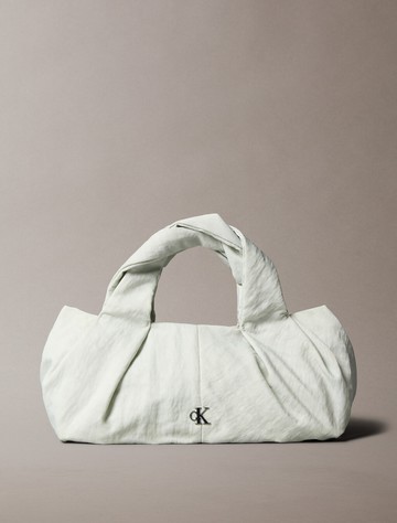 Calvin Klein Twisted 扭結尼龍斜肩包