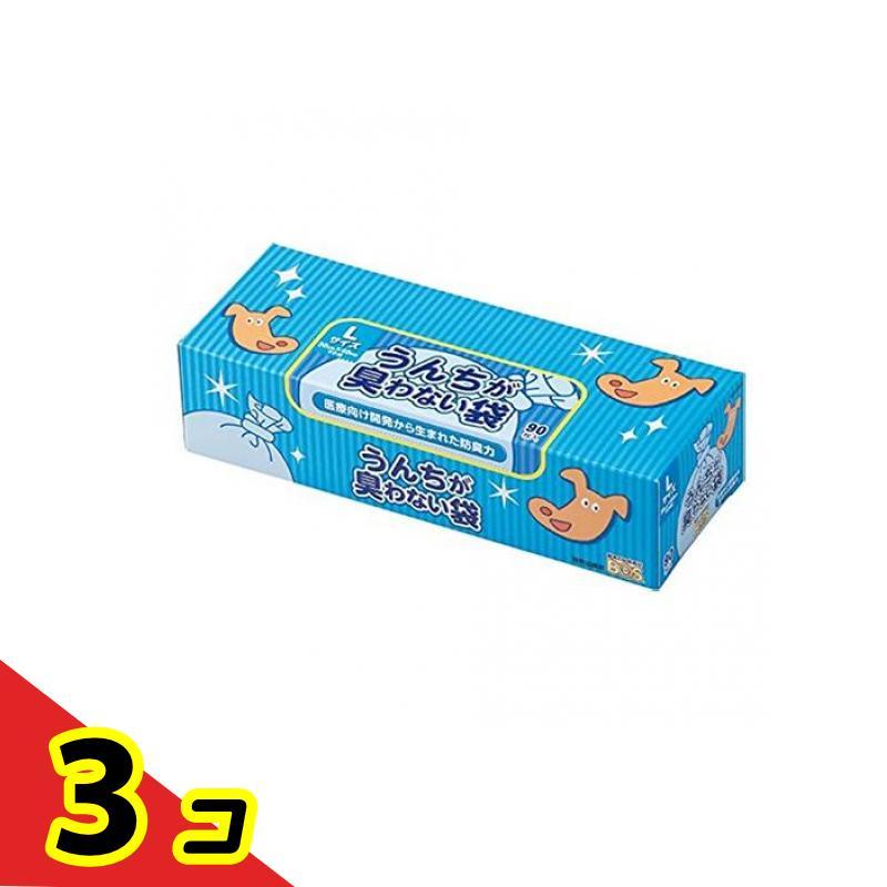 うんちが臭わない袋 BOS(ボス) イヌ用 Lサイズ マチ付 90枚入 (箱型) 3