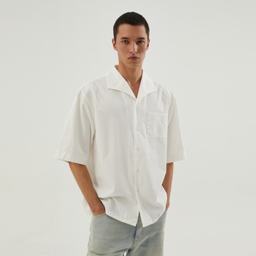 White Bowling shirt