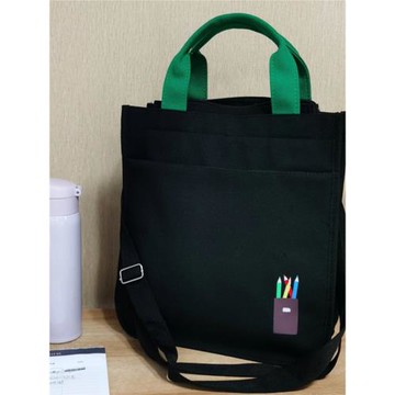 大容量文件袋學生書包袋補習袋電腦包可斜挎可手提便當包飯盒包