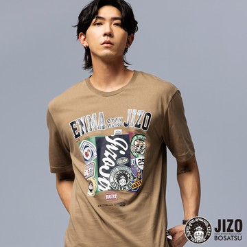 【新品官網獨家↘新年價㊣▵】地造潮流路標貼布短TEE(可可棕) - BLUE WAY 地藏小王