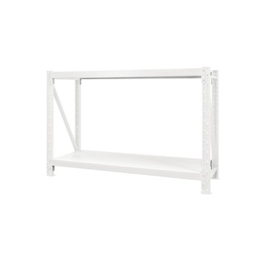 [佳格倉儲]輕型工作桌 | 深50x寬120x高80 (共2層) 白 | DIY組裝商品