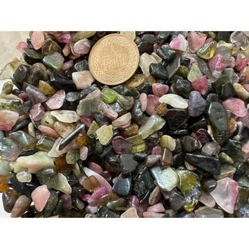 遇見～天然碧璽 碧璽碎石 水晶碎石 消磁 淨化 天然水晶