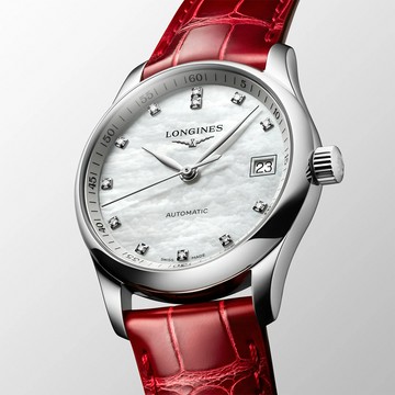 LONGINES 浪琴 Master 巨擘系列 鑽石機械女錶-34mm L2.357.4.87.2