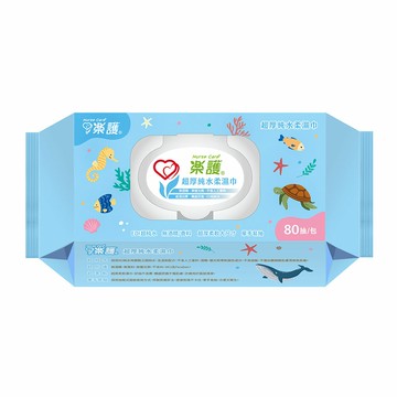 樂護 加大超厚純水柔濕巾 (80抽/6包/特惠組)【杏一】