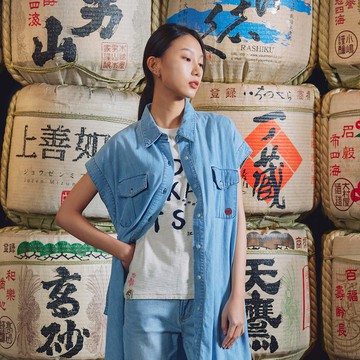 江戶勝｜女裝｜牛仔長洋裝