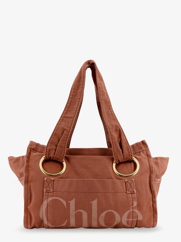 Chloé Plage washed cotton shoulder bag - CHLOE' - gender_Woman