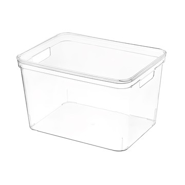 透明收納盒 有蓋 大(36 x 26 x 22cm)  透明  1個